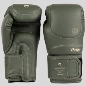 боксови ръкавици venum impact military green