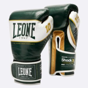 боксови ръкавици leone shock x green