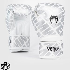 детски боксови ръкавици venum contender 1.5xt white/silver