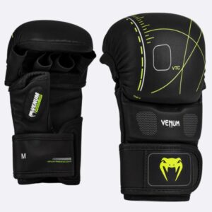 мма ръкавици venum training camp 4.0 sparring gloves - black/neo green