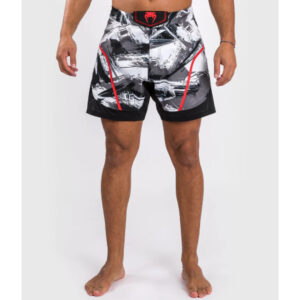 шорти venum electron 3.0 fightshort grey/red