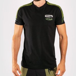 VENUM CARGO T SHIRT BLACK GREEN 1