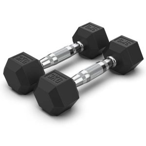 dumbel gira heksagonalen shestogram 2x3 kg