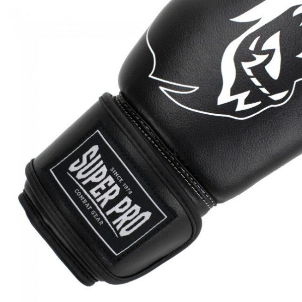 Боксови Ръкавици Super Pro Talent Boxing Gloves Black 3