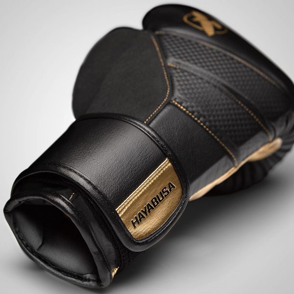 РЪКАВИЦИ HAYABUSA T3 BOXING GLOVES BLACK GOLD 3