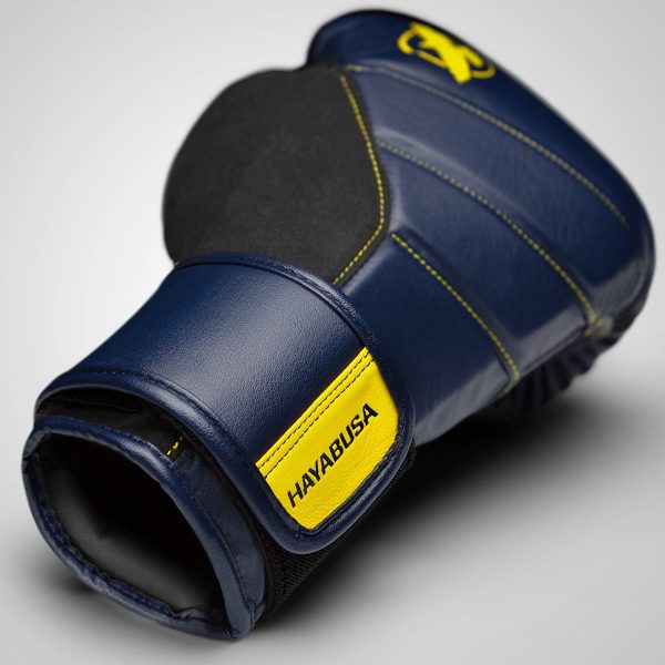 РЪКАВИЦИ HAYABUSA T3 BOXING GLOVES NAVY YELLOW 3