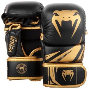 РЪКАВИЦИ VENUM SPARRING GLOVES CHALLENGER 3.0 BLACK GOLD