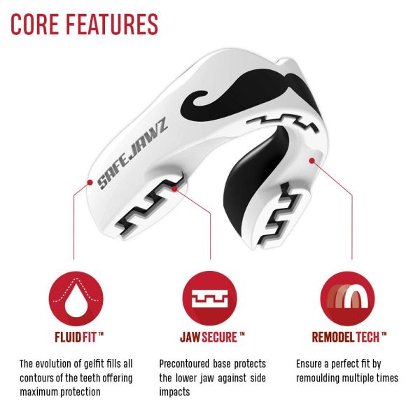 за Зъби SAFEJAWZ EXTRO SERIES SELF FIT MO MOUTHGUARD 3