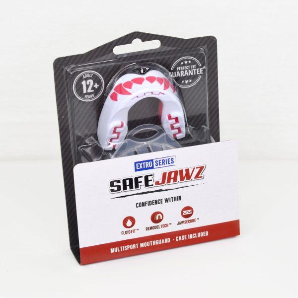 за Зъби SAFEJAWZ EXTRO SERIES SELF FIT PINK FANGZ MOUTHGUARD 1