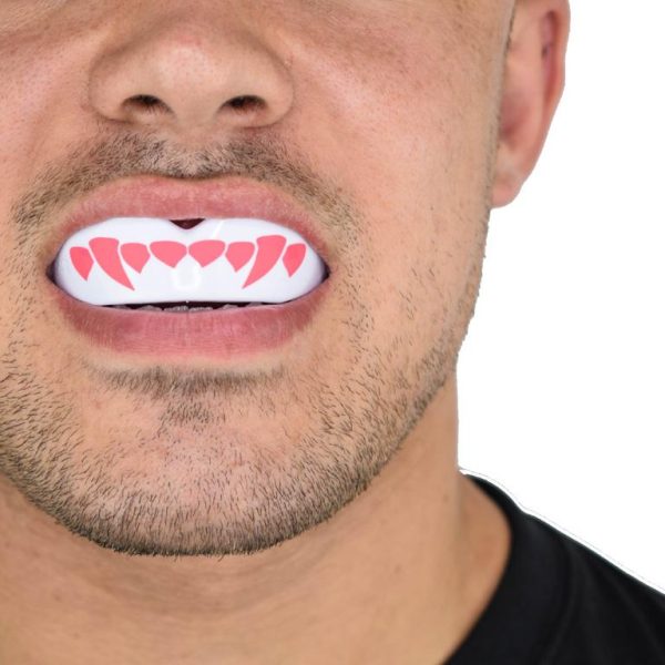 за Зъби SAFEJAWZ EXTRO SERIES SELF FIT PINK FANGZ MOUTHGUARD 4
