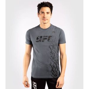 teniska ufc Venum Authentic Fight Week Mens Short Sleeve T shirt Grey