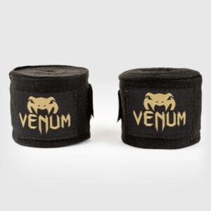 бинтове за бокс venum 4м black/gold