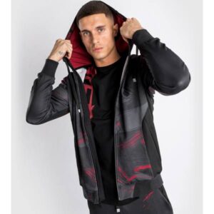 суичър ufc venum authentic fight week men’s 2.0 zipped hoodie - black/red 1