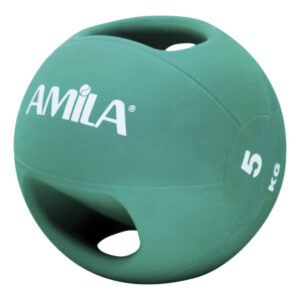 медицинска топка с дръжки amila 5кг