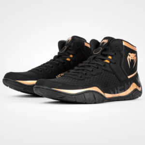 обувки за борба venum elite wrestling shoes black bronze
